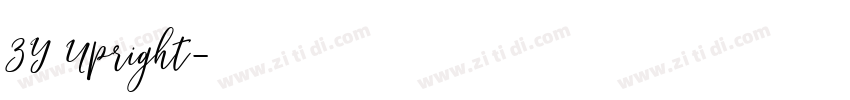 ZY Upright字体转换